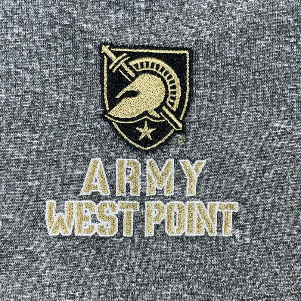 Army West Point Jacket Mens M Gray Champion Full Zip Fleece Lined Performance